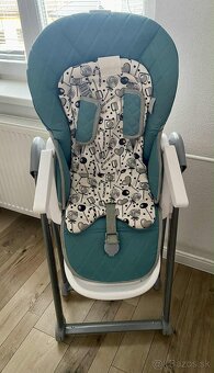 Jedálenská stolička Lorelli PARTY LEATHER COOL BLUE - 7