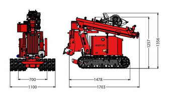 Kompaktný minižeriav Hoeflon C1 na prenájom - 7