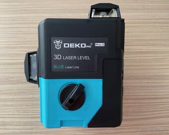 Profi 12 líniový 3D krížový samonivelačný zelený laser DEKO - 7