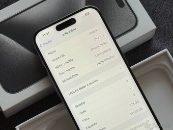 iPhone 15 Pro 128GB White Titanium - 7