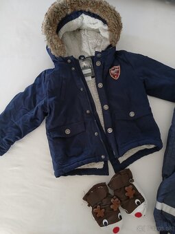 Balík zimného oblečenia chlapec veľkosť 92 - 12 kusov - 7