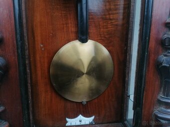 Predám starožitné  2- závažové nástenné hodiny - 7