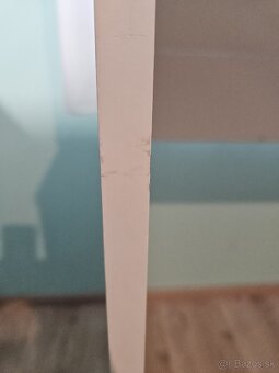 Biely rohový písací stôl - 7