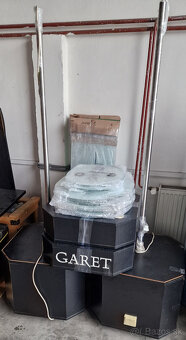 Otočný presklený stojan - vitrína - 7