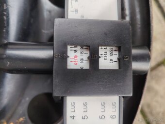 Predám plechové disky R15 5×110 Opel - 7