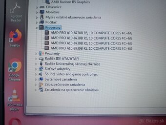 HP elitebook 725 G4 ,AMD A10 quad core , 8gb ram ,Windows 7 - 7