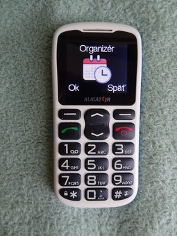 Predám seniorský mobil ALIGATOR A430 s púzdrom. - 7