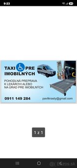 kOMFORT TAXI,nakladne TAXI,9 miestne TAXI pre vozickarov - 7