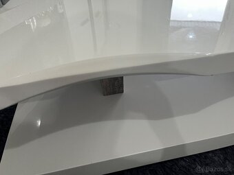 Konferenčný stolik biely - 7