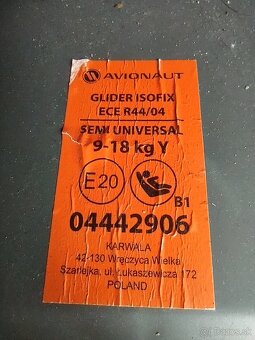 Autosedačka Isofix 9-18kg - 7