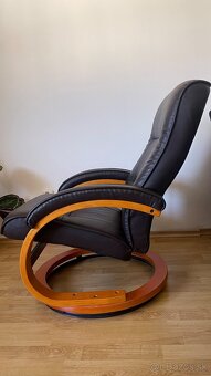 Polohovateľné kreslo s podnožkou - 7