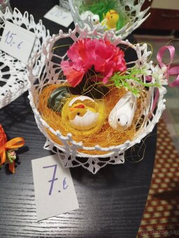 Háčkované ozdoby na Veľkú noc - 7