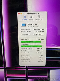 Apple MacBook Pro 15" Mid 2015 i7 2.2GHz/16GB/128GB - 7