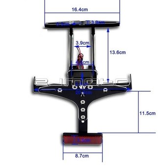 Predám univerzálny držiak na ŠPZ - 7