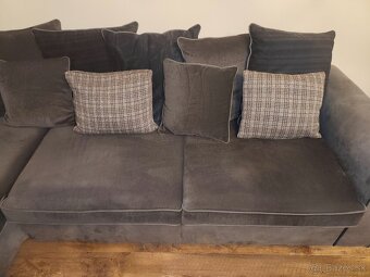 Rohová sedacia súprava, úložný priestor, rozkladacia - 7