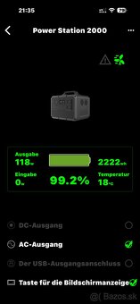 Nabíjacia stanica s 2,2 kW akumulátorom LiFePo4 - 7