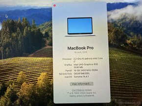 Apple Macbook Pro 15" TB (mid 2018) i7, 16gb, 256gb, 4xUSB-C - 7