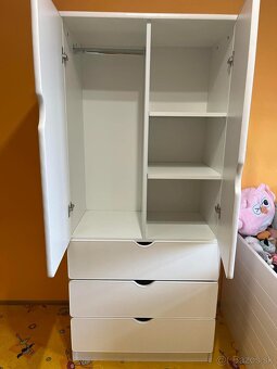 Biela skrina, v180 x s80 x h50 - 7