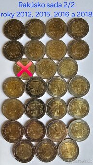 Obehové pamätné 2€ mince EÚ - 7