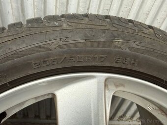 17" Elektrony SKODA 5x112 so zimnymi pneu 205/50 R17 - 7