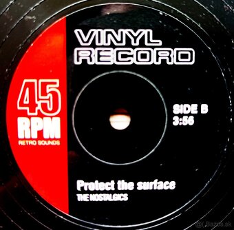 6 originálních podtácků jako gramodesky, průměr 10 cm - 7