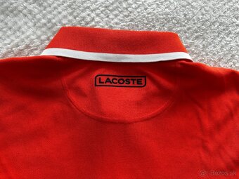 Pánske,kvalitné polo LACOSTE - veľkosť S - 7
