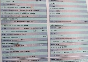 KIA CEED 1.4 2013 predám DVERE, MOTOR G4FA, PREVODOVKA, ZADN - 7