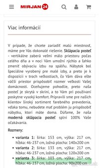 Sklápacia posteľ - 7