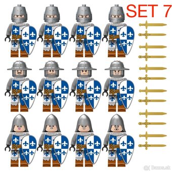 Figúrky Rytieri 4 - typ lego, nové, nehrané - 7