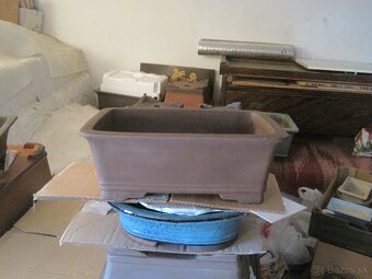 bonsai,bonsaj-misky farebne s glazúrou aj bez glazúry - 7