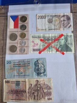 Bankovky, mince - 7