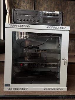 Set 2x reprobox, 2x subwoofer, odposluch, zosilňovač, rack - 7