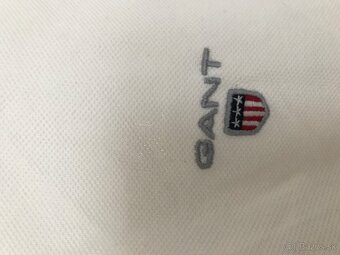 GANT originál white pánske polotricko XL - 7