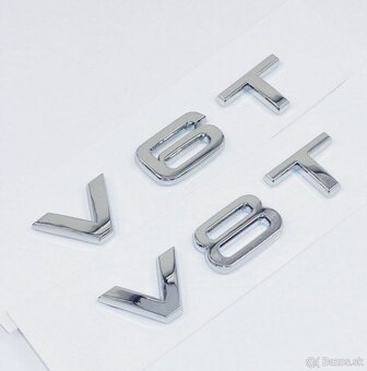 Napis logo AUDI V6T V8T oznacenie na blatnik - 7