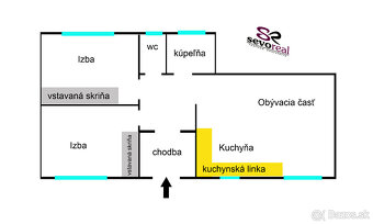 3i byt BB / PODLAVICE / PARKOVACIE MIESTO - 7