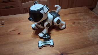 Robotický pes TEKSTA  bielo-čierny - 7
