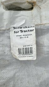 Snehové reťaze 20x10-8 traktor - 7