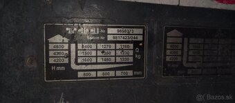 Predám plynový VZV Jungheinrich TFG320 - 7