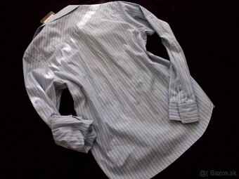Solid Jeans nová pánska slim košeľa roll rukáv M-L - 7