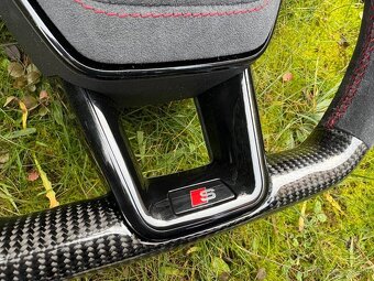 AUDI KARBON / ALKANTARA SPORTOVY VOLANT -vyhrievaný- - 7