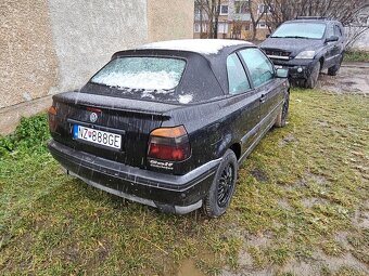 Volkswagen Golf 3 cabrio/ Karmann/ 1.8/ benzín/ el. strecha - 7