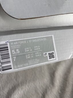 Air force 1 Halloween Skeleton Purple - 38 - 7