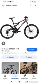 Predám horsky bicykel rockrider ST 520 S 27,5" kolesa. Prev - 7