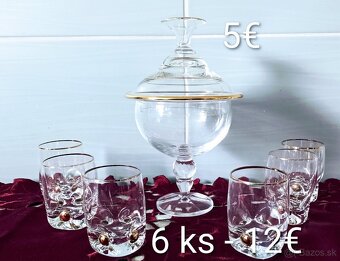 Poháre  - Zlatý Jano , krištáľovú - 7