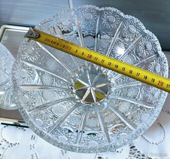 Krištáľ - misa , váza , poháre, - 7