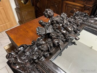 Starožitné zrcadlo s aplikami - 7