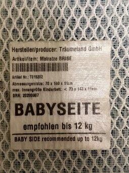 Detská postieľka 140x70 cm - 7