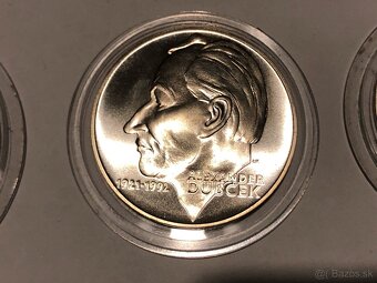 Slovenske CSSR CSFR Rakuske strieborne mince UNC a Circ - 7