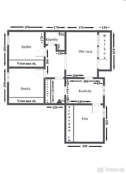 4 izbový byt 3D Virtuálna prehliadka bytu - 7