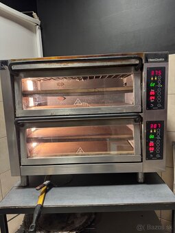 Pizza pec PizzaMaster 352ED-2DW – dvojkomorová, profi stav - 7